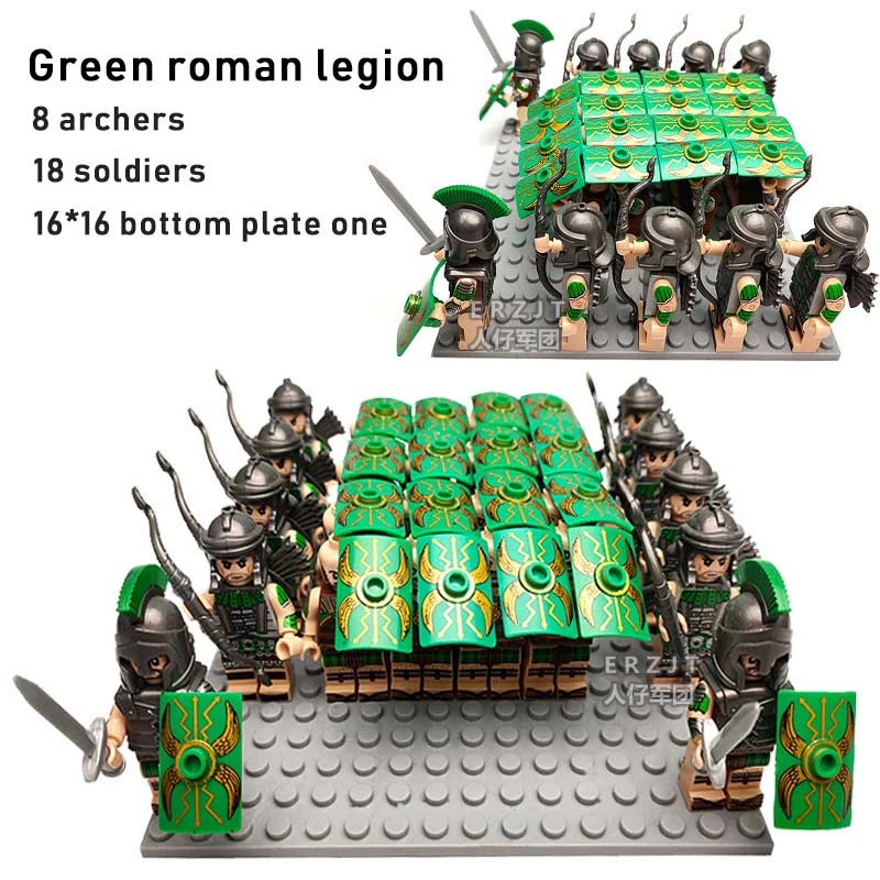 Medieval Roman Soldier Building Block Minifigures - Image 15