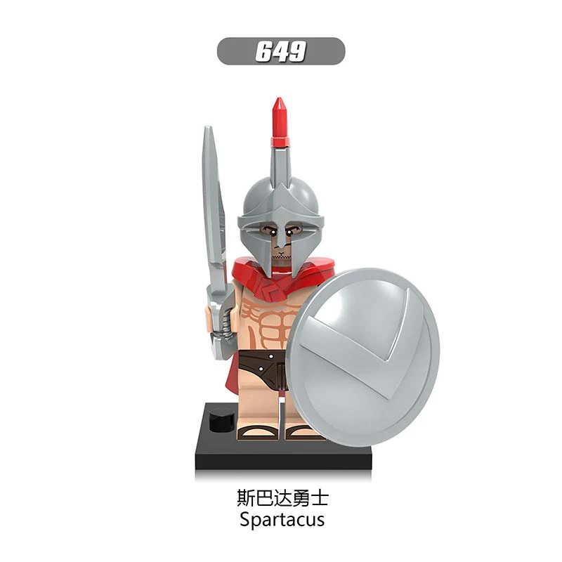 X0164 medieval egypt roman soldier series spartan warrior Minifigures - Image 8