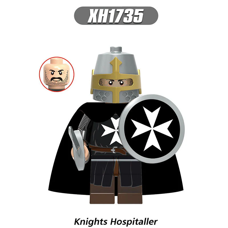 X0316 Medieval minifigures （Teutonic Knights Hospital Knights Knights Templar） - Image 7